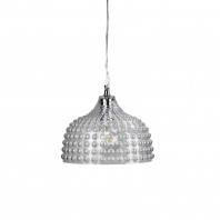 Oriel Lighting-CARA.28 Delightful Clear Glass Pendant